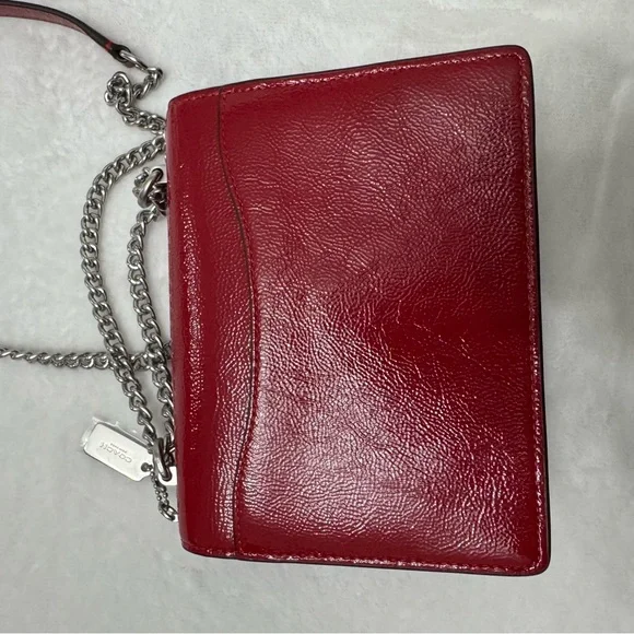 🌺Coach Mini Klare Crossbody Bag -Fire Red - Picture 9 of 13